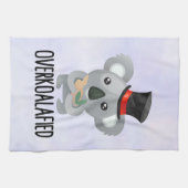 Linge De Cuisine Cute de Pun Koala surkoalaaaated en chapeau supéri (Horizontal)