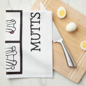 Linge De Cuisine Cute Dog Dishtowel - Mutts Rule (Quart Plié)