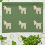 Linge De Cuisine Cute drôle Petite Chèvre (Plié)