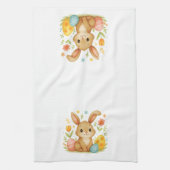 Linge De Cuisine Cute Easter Bunny with Eggs Kitchen Towel (Vertical)