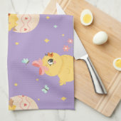 Linge De Cuisine Cute Easter Chick with Pink Bow Seamless Pattern  (Quart Plié)
