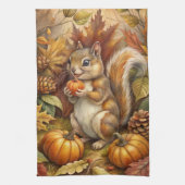 Linge De Cuisine Cute écureuil (Vertical)
