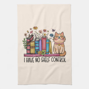 Linge De Cuisine Cute Floral Livres et Chat