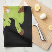 Linge De Cuisine Cute Frankenstein (Quart Plié)