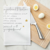 Linge De Cuisine Cute Gingerbread Martini Cocktail Recette (Quart Plié)