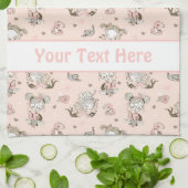 Linge De Cuisine Cute Girls Lecture Livres Idées Cadeaux (Plié)