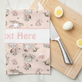 Linge De Cuisine Cute Girls Lecture Livres Idées Cadeaux (Quart Plié)