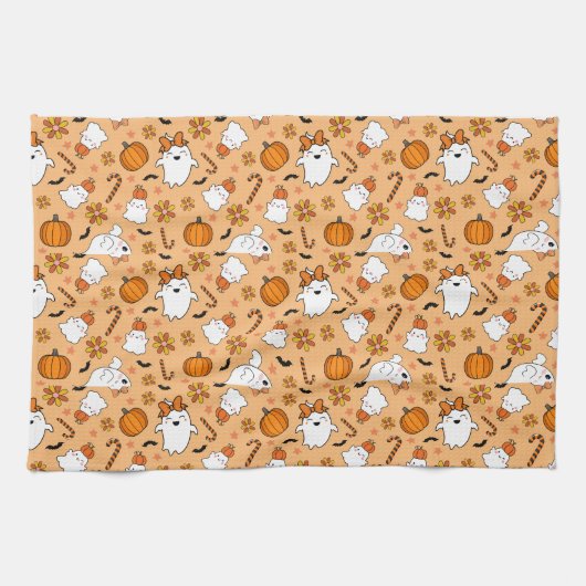 Linge De Cuisine Cute Halloween (Horizontal)