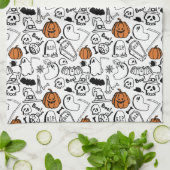 Linge De Cuisine Cute Halloween (Plié)