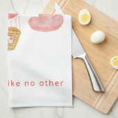 Linge De Cuisine Cute Hearts Hot Air Balloon Valentines (Quart Plié)