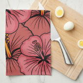 Linge De Cuisine Cute hibiscus motif (Quart Plié)