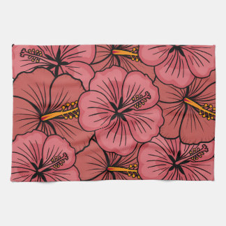 Linge De Cuisine Cute hibiscus motif