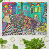 Linge De Cuisine Cute Il n'y a pas d'endroit comme la maison Servie (Plié)