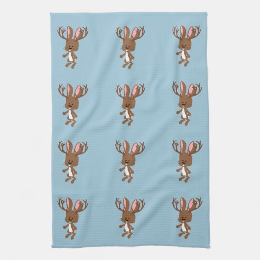 Linge De Cuisine Cute Jackalope (Vertical)