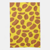Linge De Cuisine Cute jaune girafe peau douce motif (Vertical)