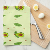 Linge De Cuisine Cute kawaii avocado (Quart Plié)