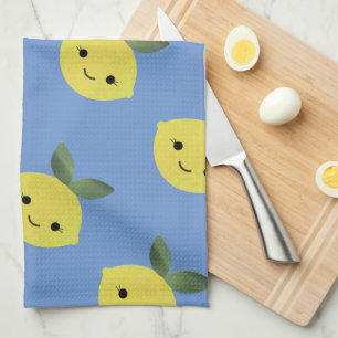 Linge De Cuisine Cute Kawaii Lemon Motif