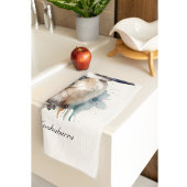 Linge De Cuisine Cute Kookaburra sur une branche, personnalisé