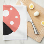 Linge De Cuisine Cute Ladybug Maman & Ladybug Baby Pink Green Blue (Quart Plié)