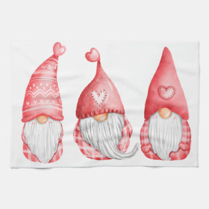 Linge De Cuisine Cute Love Gnomes Saint-Valentin vacances