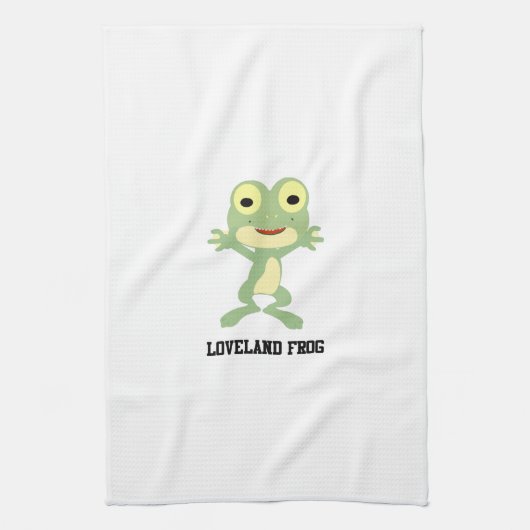 Linge De Cuisine Cute Loveland Frog (Vertical)