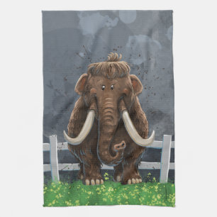 Linge De Cuisine Cute Mastodon