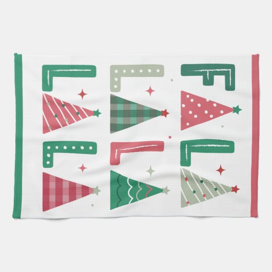 Linge De Cuisine Cute Moderne Fa Whimsical La La (Horizontal)