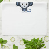 Linge De Cuisine Cute Monkey - C'est un garçon ! (Plié)