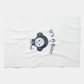 Linge De Cuisine Cute Monkey - C'est un garçon ! (Horizontal)