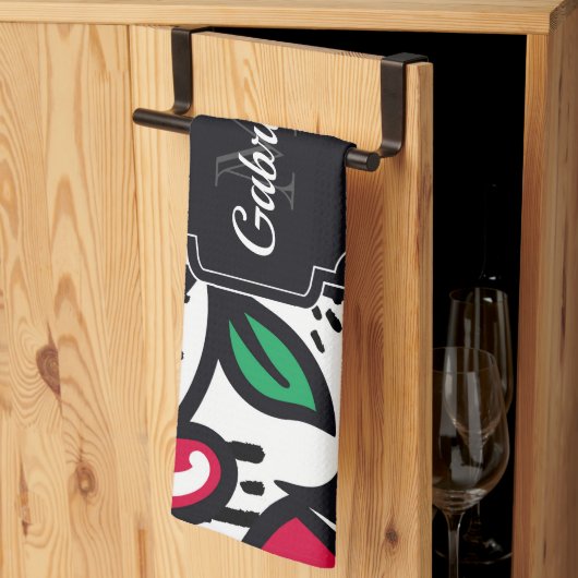 Linge De Cuisine Cute Motif Cherry (Pliage en tiers)