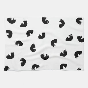 Linge De Cuisine CUTE Motif de chat noir et blanc