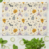 Linge De Cuisine Cute Motif Halloween (Plié)