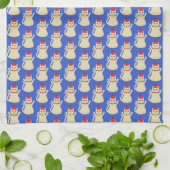 Linge De Cuisine Cute Noël Chat Motif (Plié)