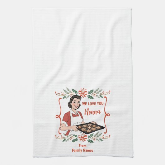Linge De Cuisine Cute Nonna Gift (Vertical)