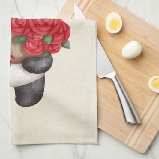 Linge De Cuisine Cute Panda (Quart Plié)