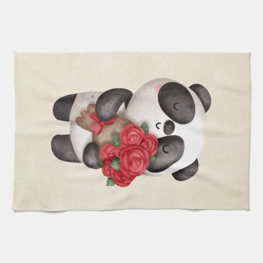 Linge De Cuisine Cute Panda (Horizontal)