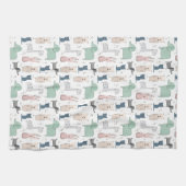 Linge De Cuisine Cute Pastel Baby Motif animal (Horizontal)