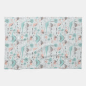 Linge De Cuisine Cute Pastel Dinosaur Motif (Horizontal)
