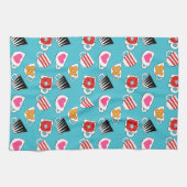 Linge De Cuisine Cute Petites Tasses Dans La Cuisine Motif (Horizontal)