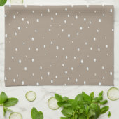 Linge De Cuisine Cute point Polka Kaki (Plié)