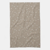 Linge De Cuisine Cute point Polka Kaki (Vertical)