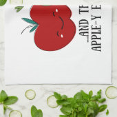 Linge De Cuisine Cute pomme (Plié)