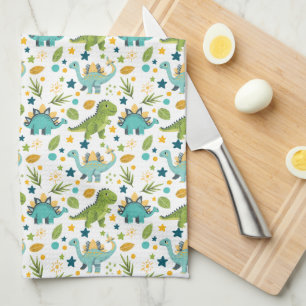 Linge De Cuisine Cute préhistorique Dinosaure Dinosaure Motif