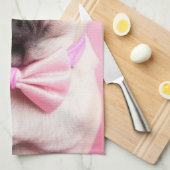 Linge De Cuisine Cute Pug Lover Kitchen Towel (Quart Plié)