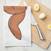 Linge De Cuisine Cute red squirrel with umbrella cartoon  (Quart Plié)