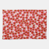 Linge De Cuisine Cute Red Strawberries Accueil Chef (Horizontal)