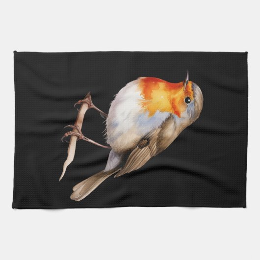 Linge De Cuisine Cute Robin (Horizontal)