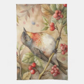 Linge De Cuisine Cute Robin (Vertical)