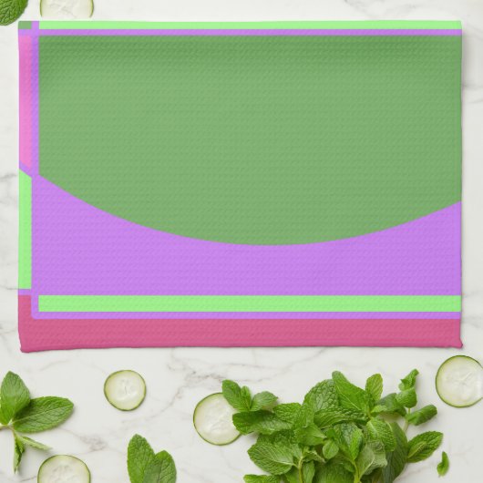 Linge De Cuisine Cute Sherell géométrique (Plié)