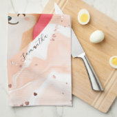 Linge De Cuisine Cute Shiba Inu dans un coeur (Quart Plié)